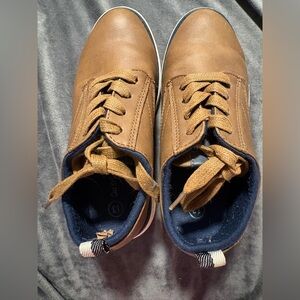 Cat & Jack Tan Lace-Up Kids Dress Shoes